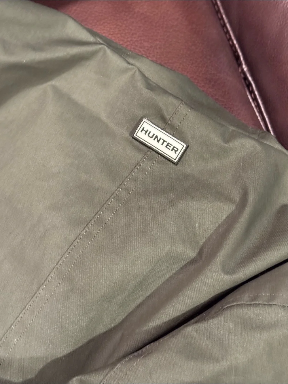 Hunter Women's Hooded Coat in Olive - Picture 15 of 15